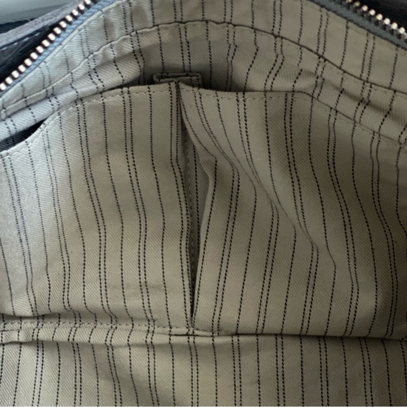 Frye Melissa Satchel in Distressed Gray Leather - Picture 10 of 11